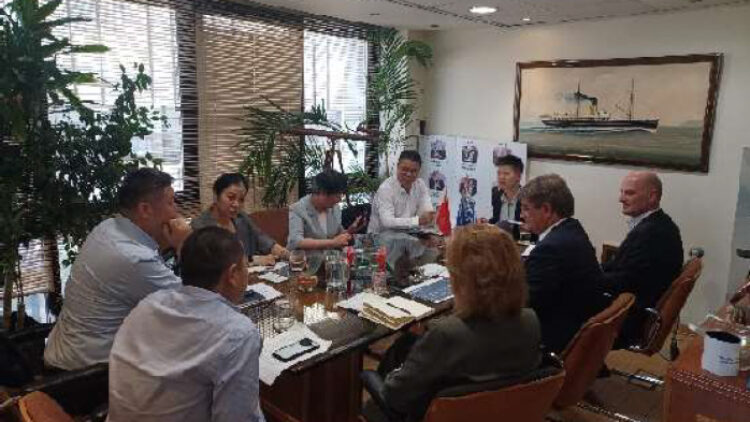 Επίσκεψη εκπροσώπων του Zhejiang Provincial Port & Waterway Management Center στα γραφεία της Ένωσης