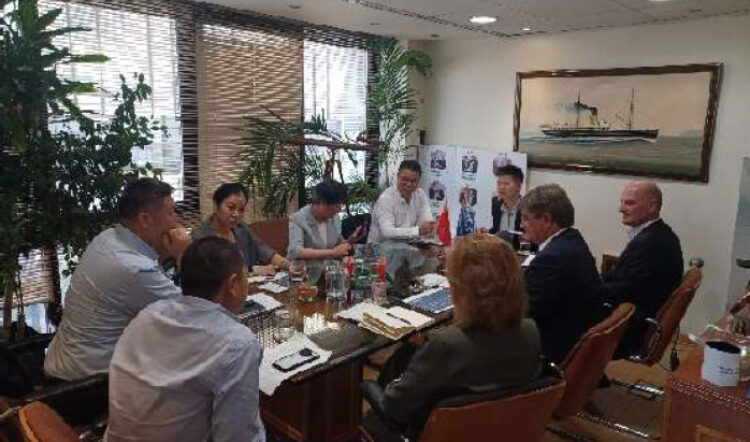 Επίσκεψη εκπροσώπων του Zhejiang Provincial Port & Waterway Management Center στα γραφεία της Ένωσης